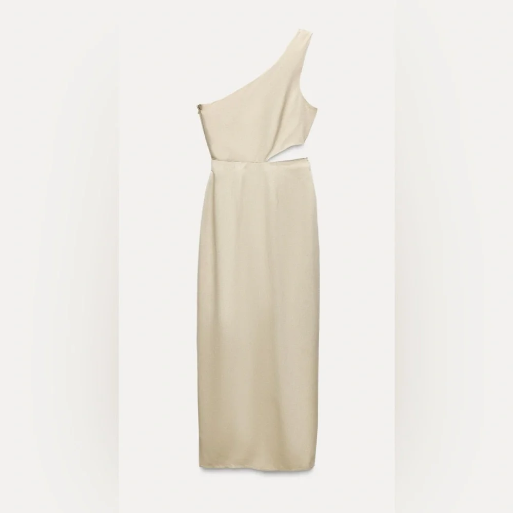 NWT ZARA CUT OUT MIDI DRESS - Picture 5 of 9